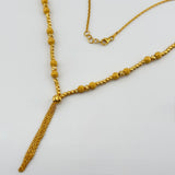 21K Gold Bead Necklace 11.89 grams | 206630