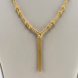 21K Gold Bead Necklace 11.89 grams | 206630
