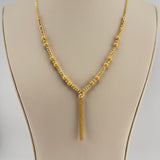 21K Gold Bead Necklace 11.89 grams | 206630