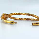 21K Gold Cuff Bracelet with Stones 21.35 grams | 206631