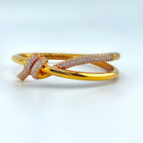 21K Gold Cuff Bracelet with Stones 21.35 grams | 206631