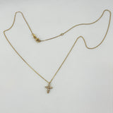 ZEN 14K Yellow Gold Diamond Cross | 206774