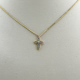 ZEN 14K Yellow Gold Diamond Cross | 206774