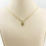 ZEN 14K Yellow Gold Diamond Cross | 206774