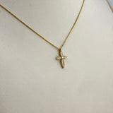 ZEN 14K Yellow Gold Diamond Cross | 206774