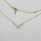 18K Yellow Gold Diamond Fashion Necklace 0.56ct | 206776