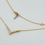 18K Yellow Gold Diamond Fashion Necklace 0.56ct | 206776