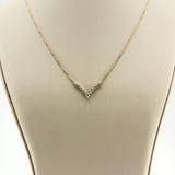 18K Yellow Gold Diamond Fashion Necklace 0.56ct | 206776