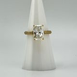 18k Radiant Diamond Engagement Ring 3.85 ct | 201857