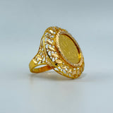 21k Gold Luxury Lira Coin Ring 11.53 grams | 201859