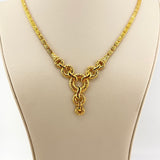21k Gold Luxury Circle Drop Full Set 20.64 grams | 201870