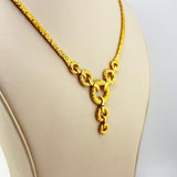 21k Gold Luxury Circle Drop Full Set 20.64 grams | 201870