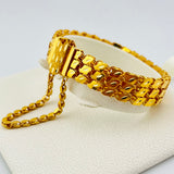 Halabi 3 Row Gold Bracelet