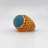 21K Gold Luxury Torq Ring 13.14 grams | 206916