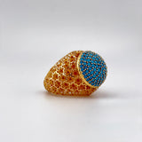 21K Gold Luxury Torq Ring 13.14 grams | 206916