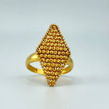 21K Gold Kite Bead Ring 3.35 grams | 206917