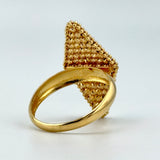 21K Gold Kite Bead Ring 3.35 grams | 206917