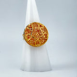21K Gold Traditional Round Ring 3.45 grams | 206920