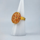 21K Gold Traditional Round Ring 3.45 grams | 206920