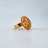 21K Gold Traditional Round Ring 3.45 grams | 206920