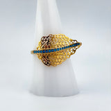 21K Gold Torq Feather Ring 3.05 grams | 206922