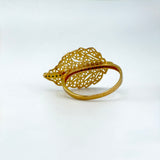 21K Gold Torq Feather Ring 3.05 grams | 206922