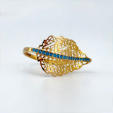 21K Gold Torq Feather Ring 3.05 grams | 206922