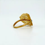 21K Gold Torq Feather Ring 3.05 grams | 206922