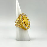 21K Gold Lady Fortuna Ring 7.87 grams | 206923