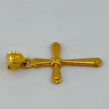 21K Gold Cross Pendant 1.32 grams | 206925