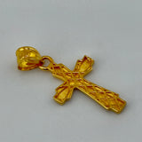 21K Gold Cross Pendant 1.37 grams | 206927