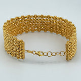 21k Gold Luxury Bead Cuff 25.63 grams | 206985