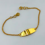 21K Gold Kids ID Bracelet 2.84 grams | 206986