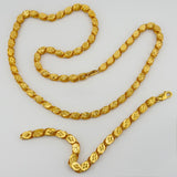 21K Gold Matching Halabi Necklace & Bracelet Set 43.08 grams | 207023
