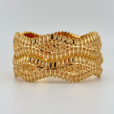 21K Gold Bangle Pair sz Large 47.59 grams | 207024