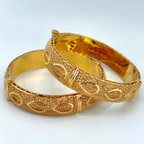21K Gold Bangle Pair sz Meduim 40.51 grams | 207027