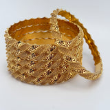 21K Gold Bangle Set of 6 sz Medium 87.1 grams | 207029