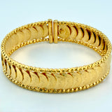 21K Gold HIMO Lira Cuff Bracelet 37.5 grams | 207031