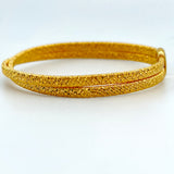 21K Gold HIMO Cuff Bracelet 20.7 grams | 207076