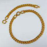 Luxury 3 Link wide 21k Gold Set 67.87 grams | 202132