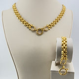Luxury 3 Link wide 21k Gold Set 67.87 grams | 202132