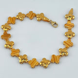 21K Gold Motif Bracelet 7.99 grams | 207081