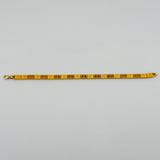 21K Gold Mediterranean Brushed Bracelet 9.68 grams | 207084
