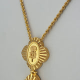 Rose Tri Layer Necklace
