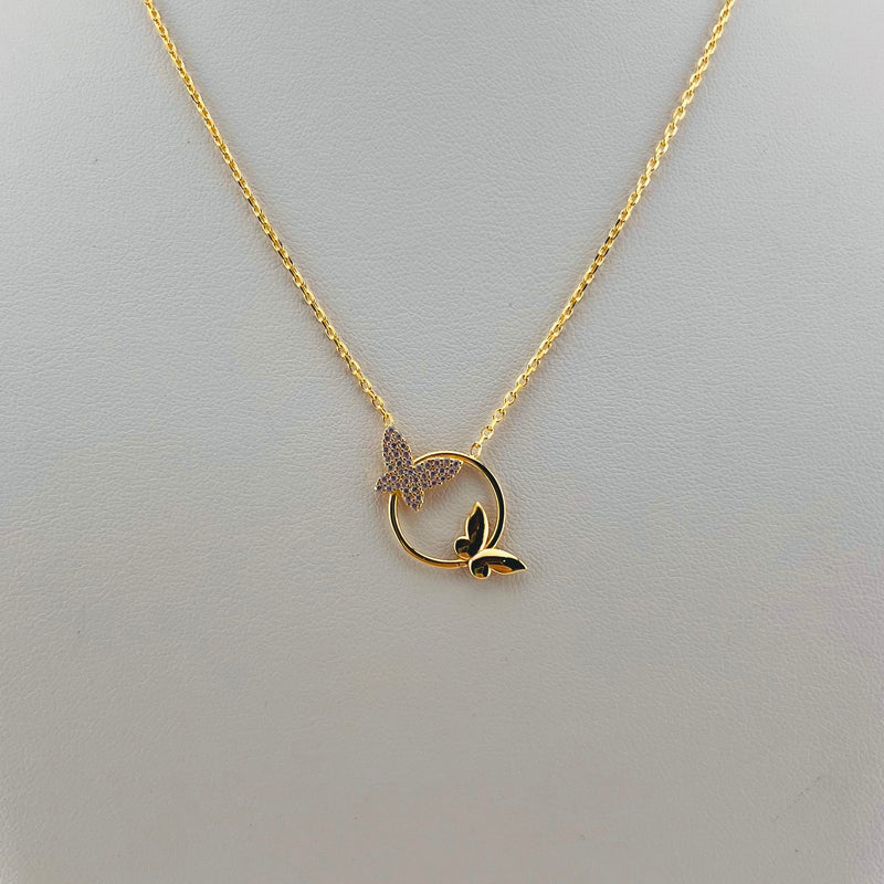 Gold Butterfly Necklace