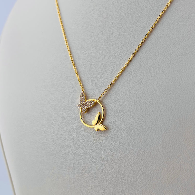 Gold Butterfly Necklace