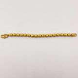 24K Gold Bead Bracelet 21.08 grams – 7 inch | 207251