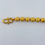24K Gold Bead Bracelet 21.08 grams – 7 inch | 207251