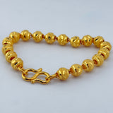 24K Gold Bead Bracelet 21.08 grams – 7 inch | 207251
