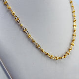 21K Gold Paperclip & Bead Chain 11.03 grams – 18 inch | 207342
